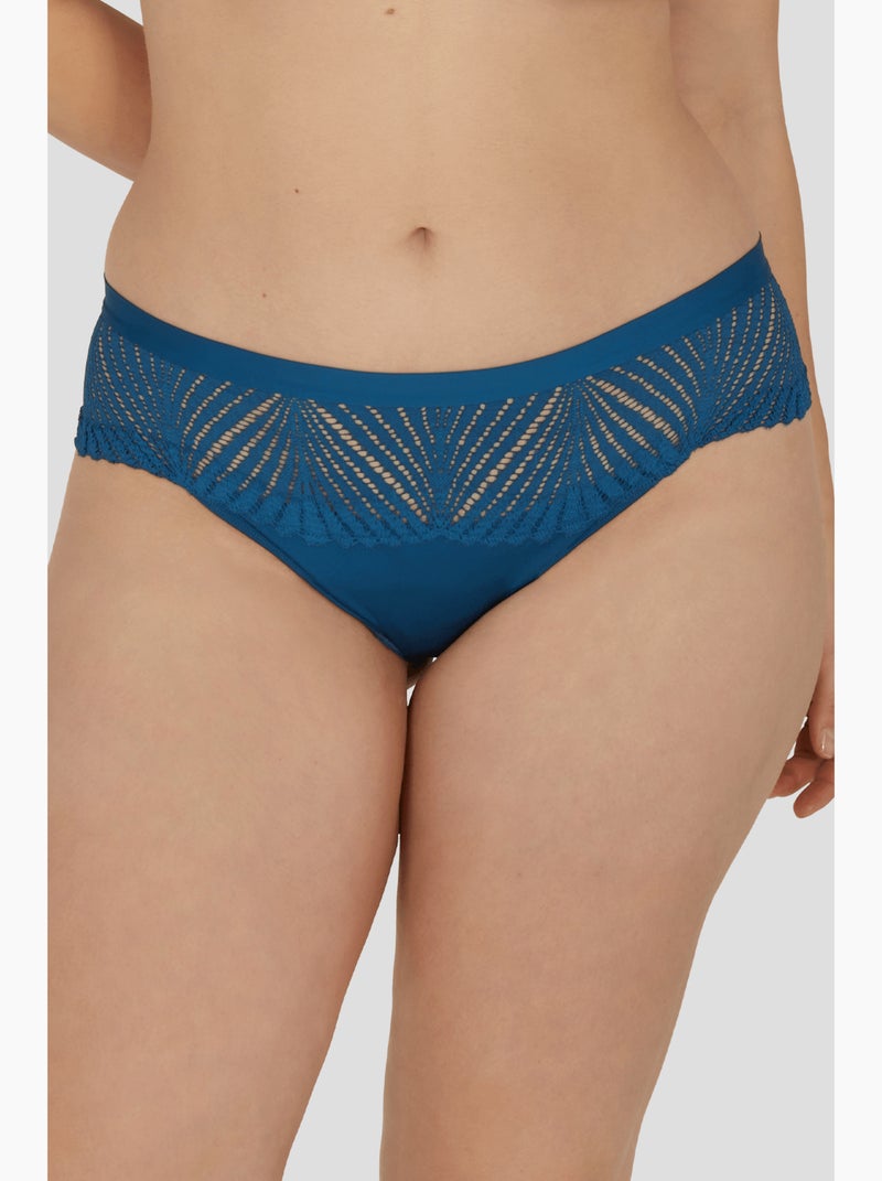 Slip brésilien MUSE Bleu paon - Kiabi