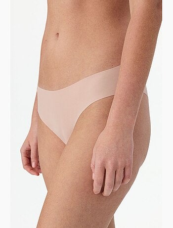 Slip brésilien sans couture laser penti