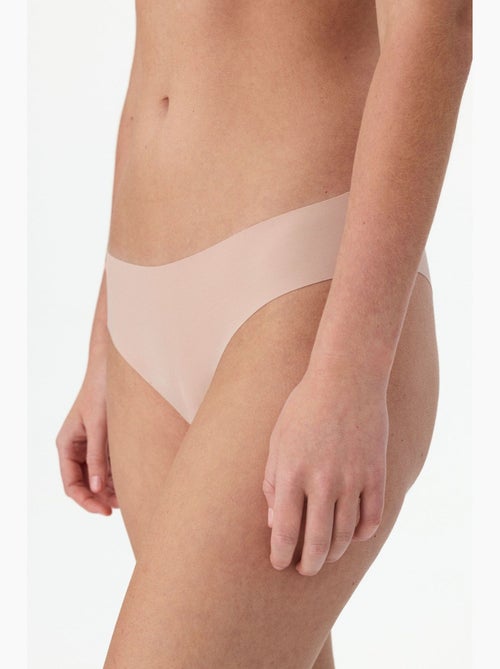 Slip brésilien sans couture laser penti - Kiabi Slip brésilien sans couture laser penti - Kiabi