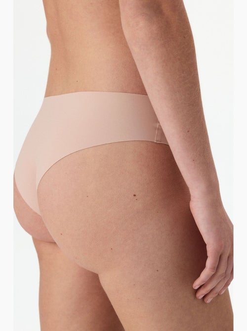 Slip brésilien sans couture laser penti - Kiabi Slip brésilien sans couture laser penti - Kiabi