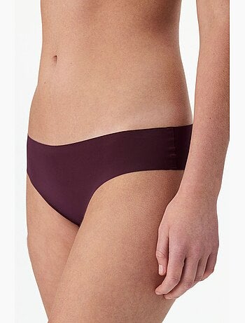 Slip brésilien sans couture laser penti
