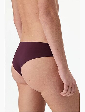Slip brésilien sans couture laser penti