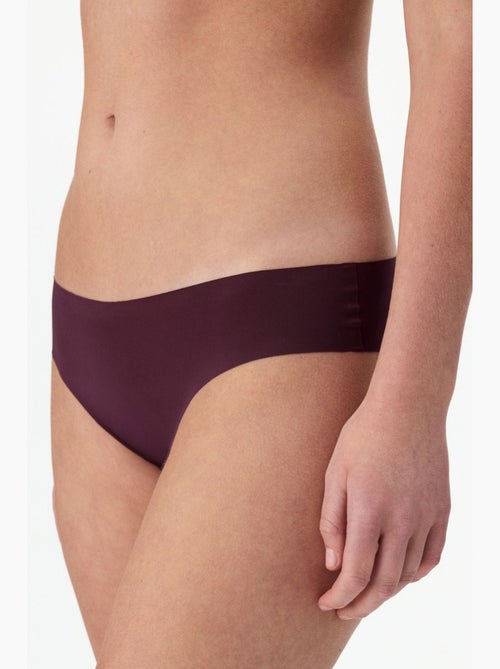 Slip brésilien sans couture laser penti - Kiabi Slip brésilien sans couture laser penti - Kiabi