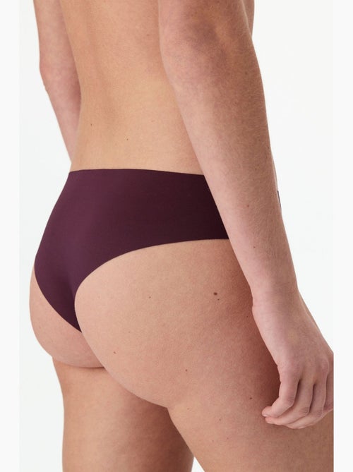 Slip brésilien sans couture laser penti - Kiabi Slip brésilien sans couture laser penti - Kiabi