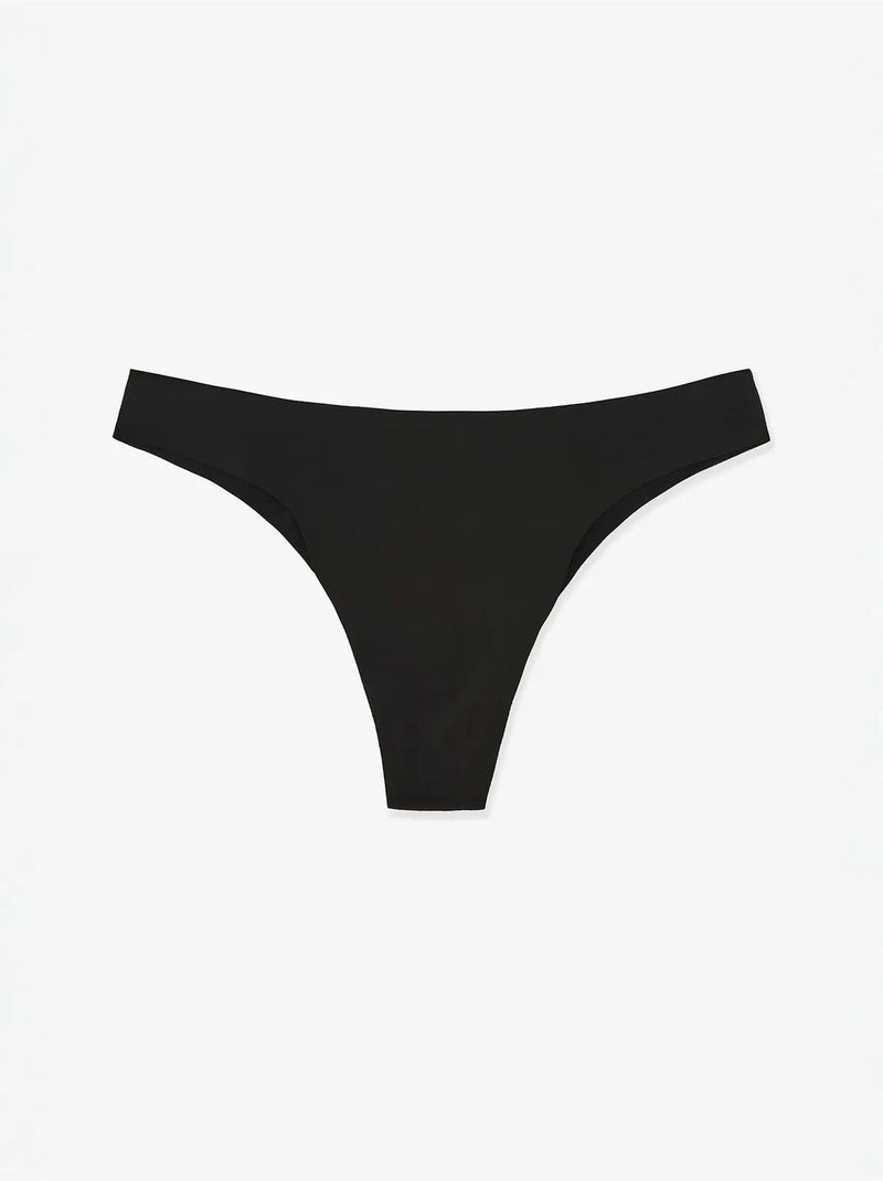 Slip brésilien senselast invisible penti Noir - Kiabi
