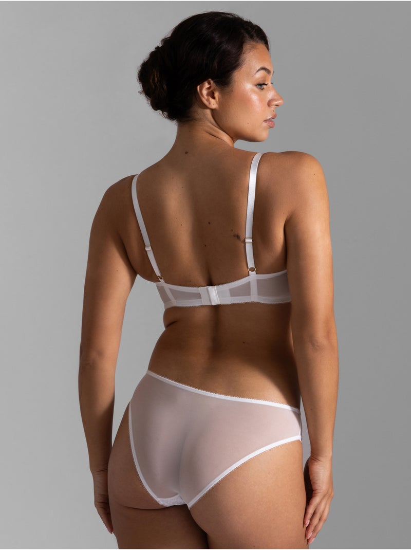 Slip brésilien / Tanga dentelle – Dorina Blanc - Kiabi