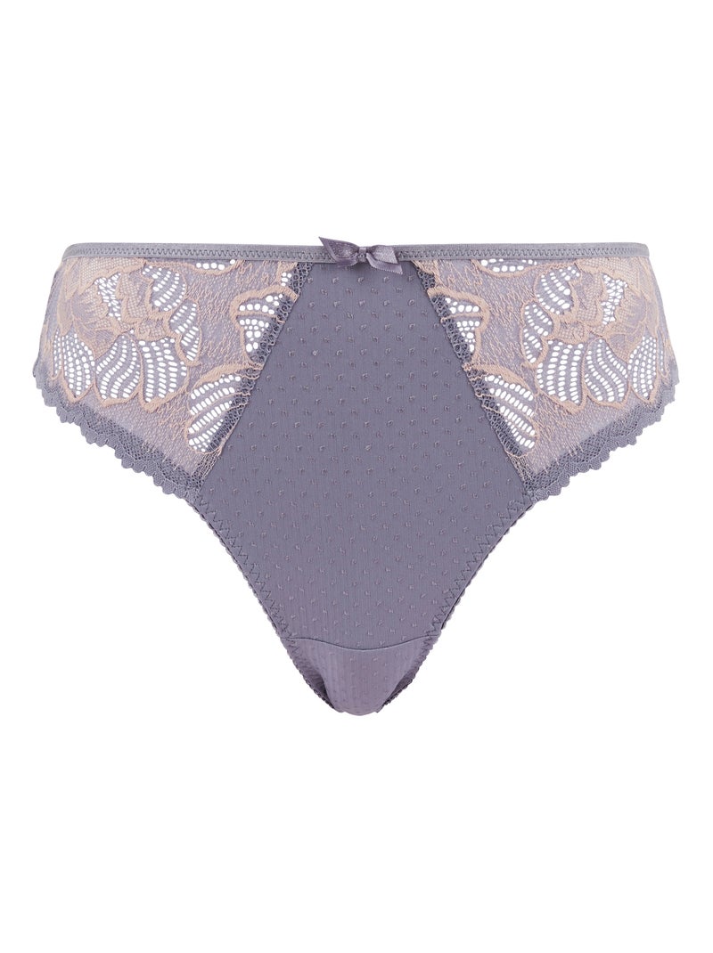 Slip capucine sans complexe lingerie Gris Rose clair - Kiabi