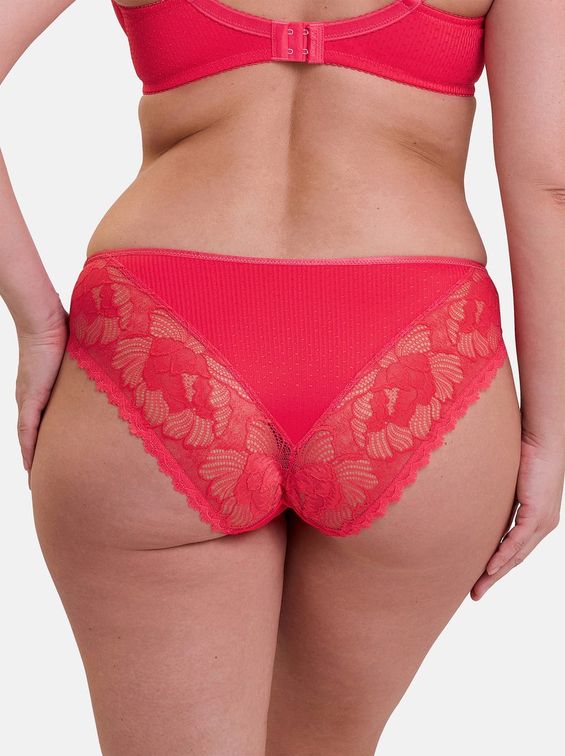 Slip capucine sans complexe lingerie Rouge coquelicot - Kiabi