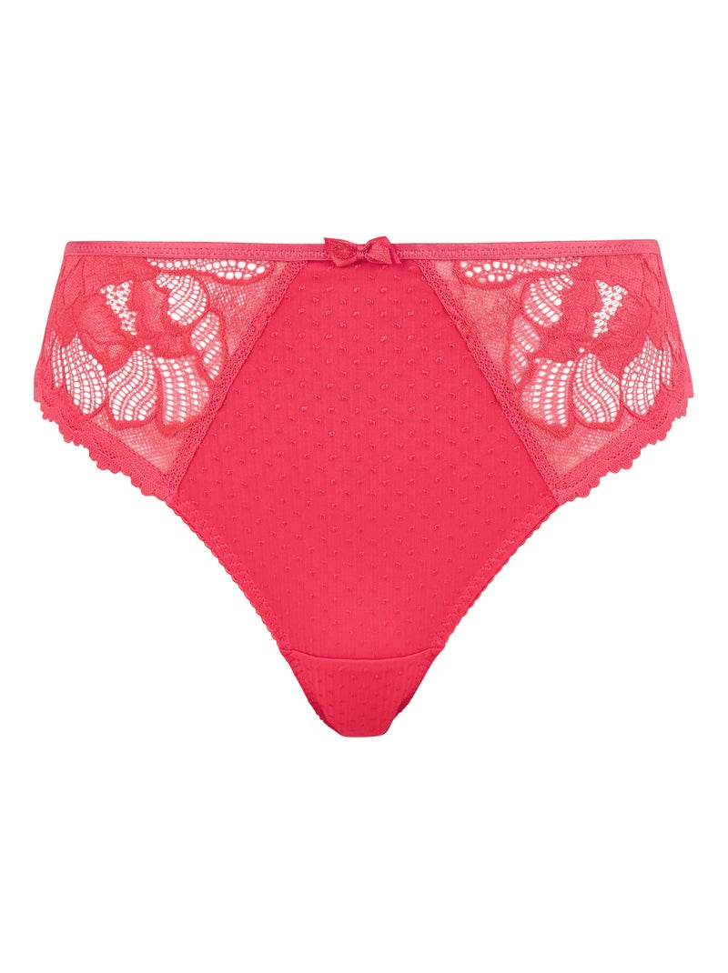Slip capucine sans complexe lingerie Rouge coquelicot - Kiabi
