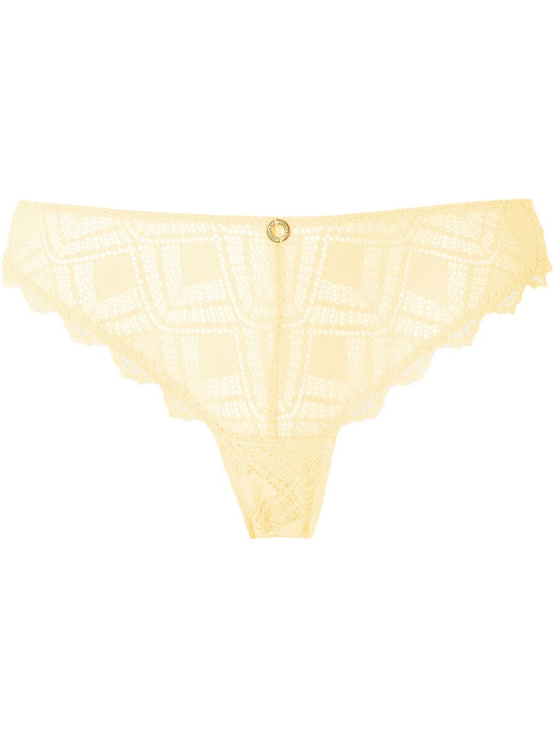 Slip CELESTE - Morgan Lingerie Jaune - Kiabi