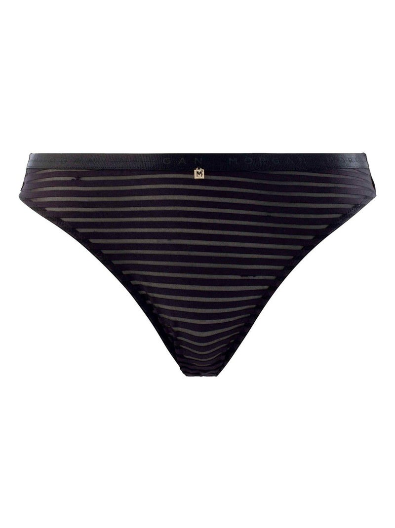 Slip CELIA - Morgan Lingerie Noir - Kiabi