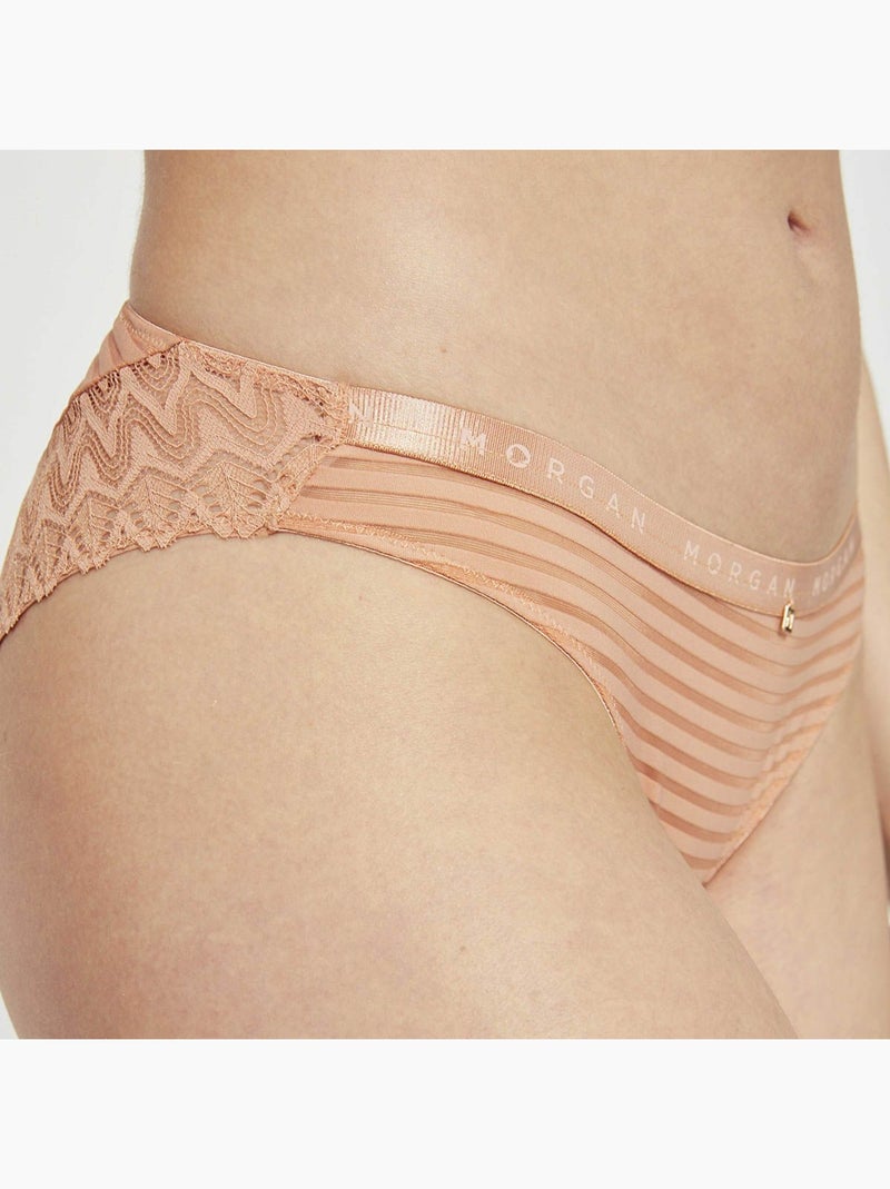 Slip CELIA - Morgan Lingerie Rose - Kiabi