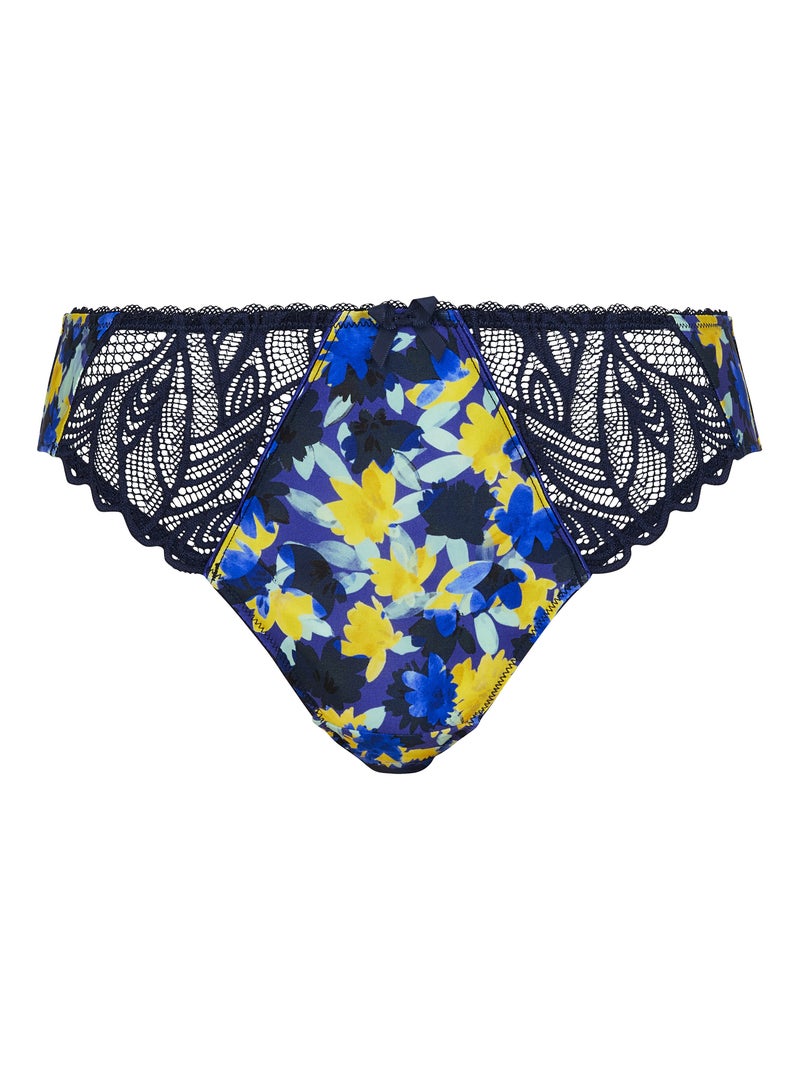 Slip célia sans complexe lingerie Bleu Jaune - Kiabi