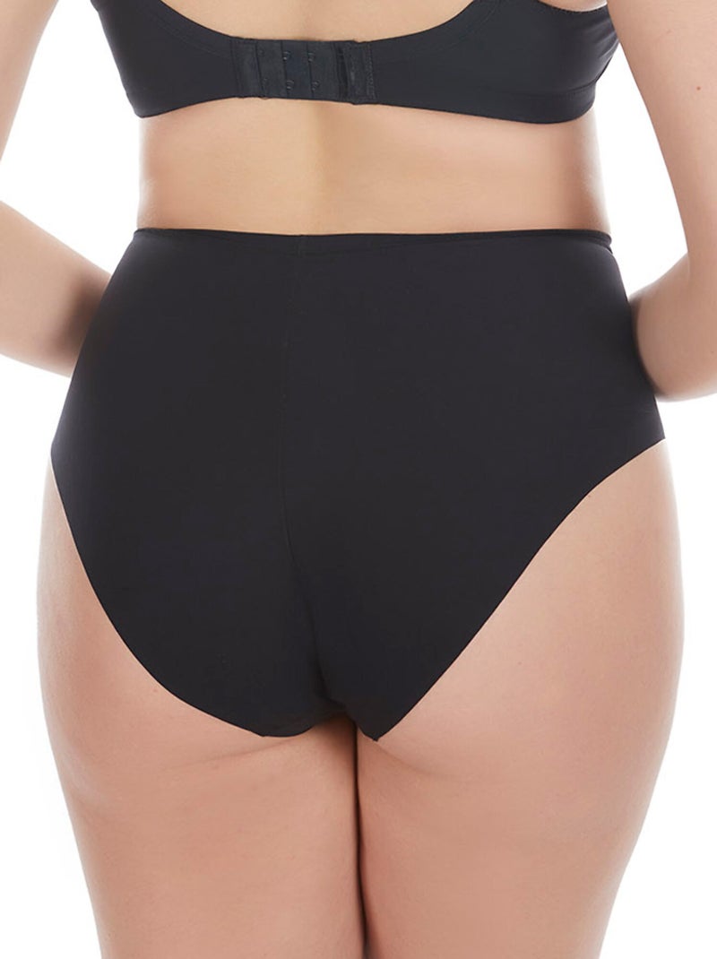 Slip classique taille haute gainant Curves Noir - Kiabi