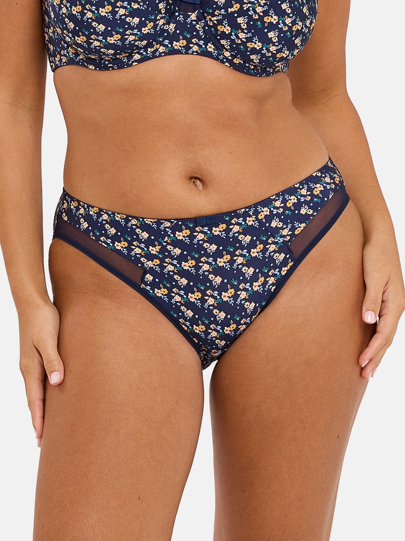 Slip Complice Sans Complexe Bleu Orange - Kiabi