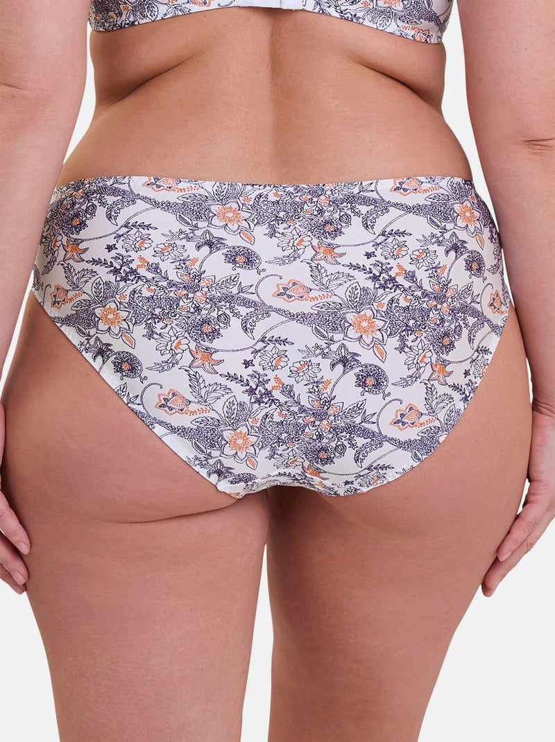 Slip complice sans complexe lingerie Blanc Violet - Kiabi