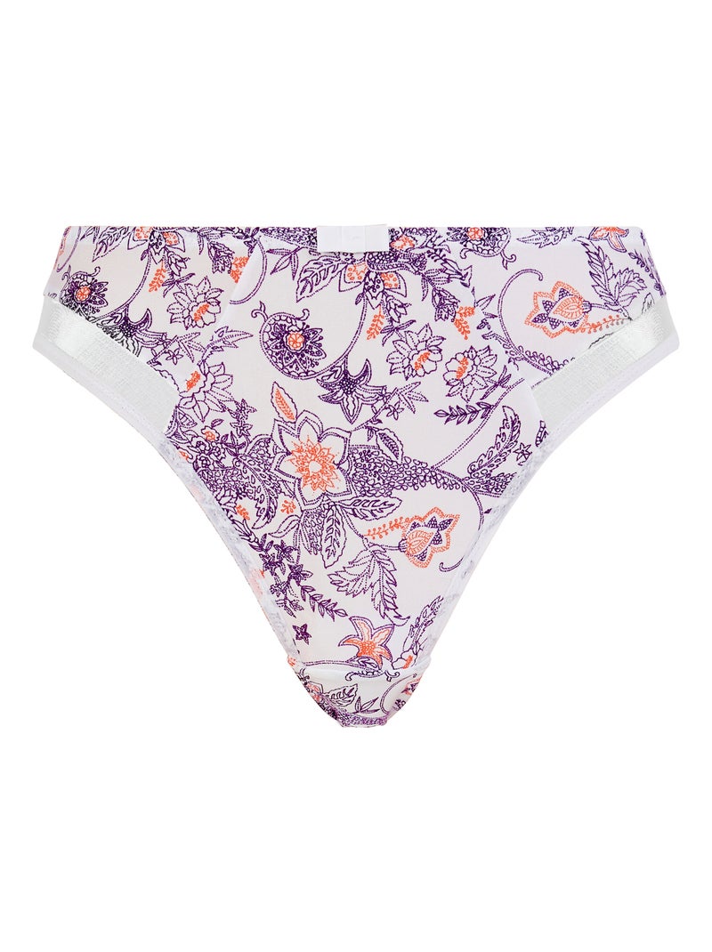 Slip complice sans complexe lingerie Blanc Violet - Kiabi