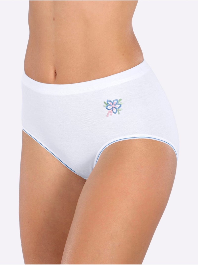 Slip Côtes Fines - Taille Standard - Witt - Lot de 3 Blanc - Kiabi