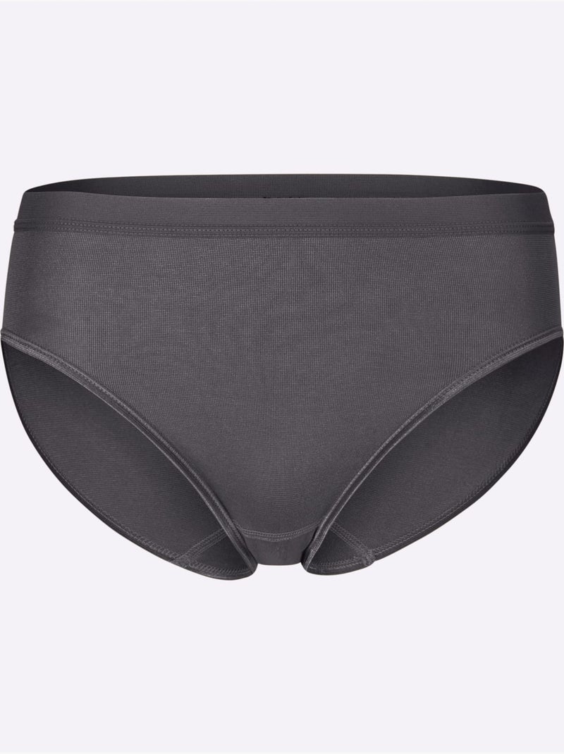 Slip Côtes Fines - Taille Standard - Witt gris anthracite - Kiabi