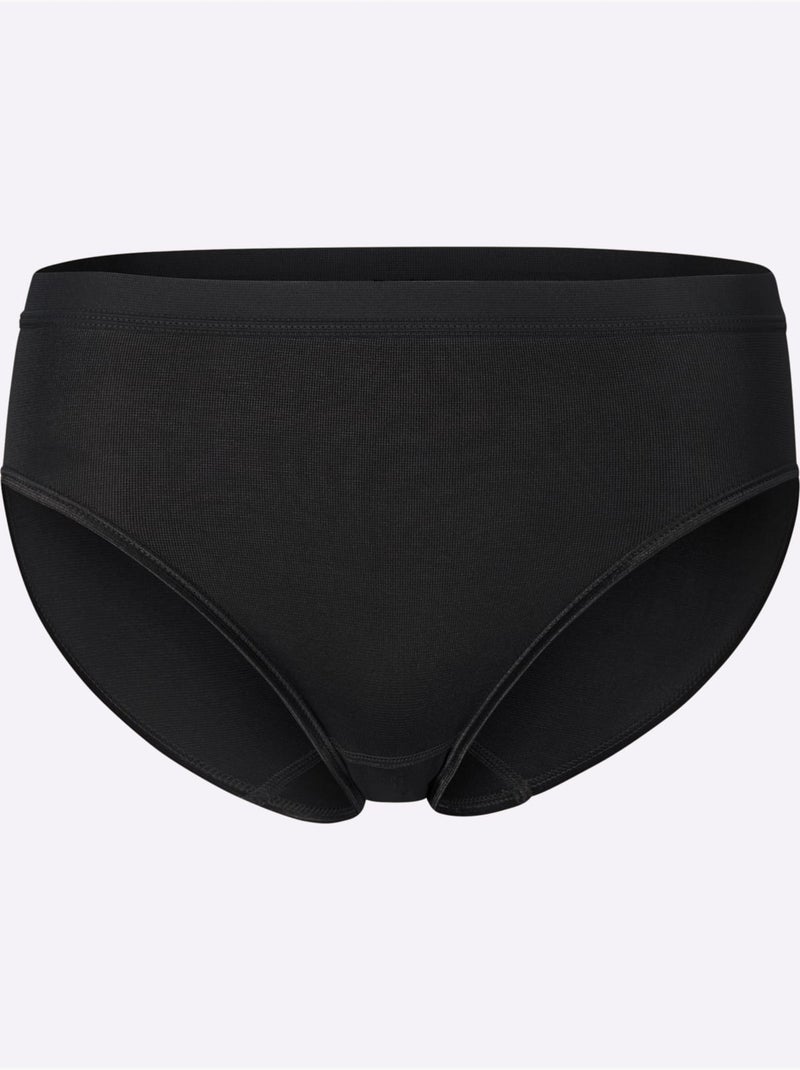 Slip Côtes Fines - Taille Standard - Witt Noir - Kiabi