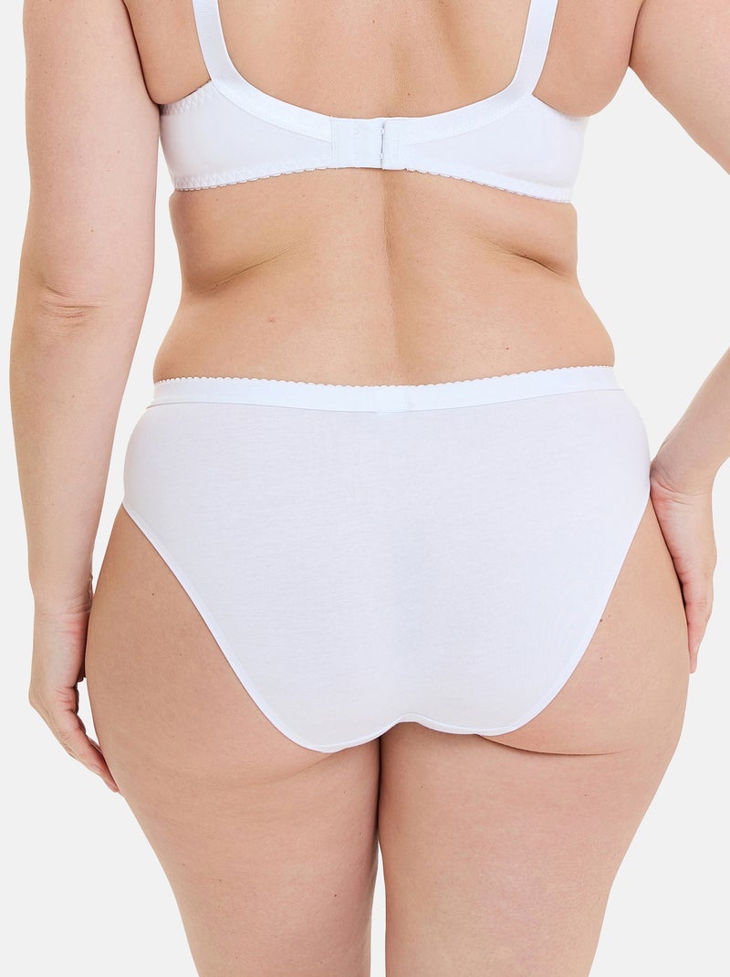Slip coton d'arum sans complexe lingerie Blanc - Kiabi