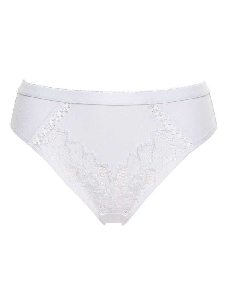 Slip coton d'arum sans complexe lingerie Blanc - Kiabi