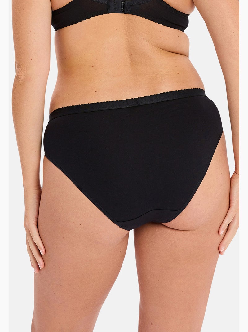 Slip coton d'arum sans complexe lingerie Noir - Kiabi