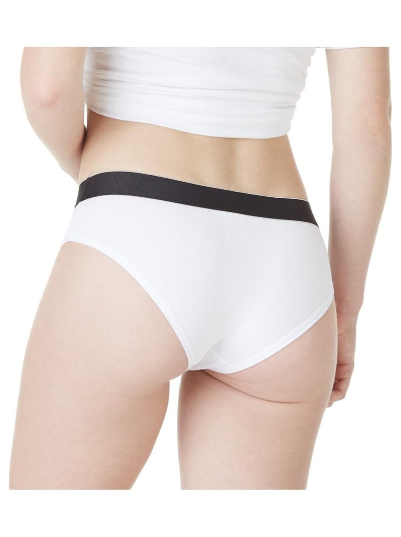 Slip coton femme Uni FU6107 Fila Blanc - Kiabi