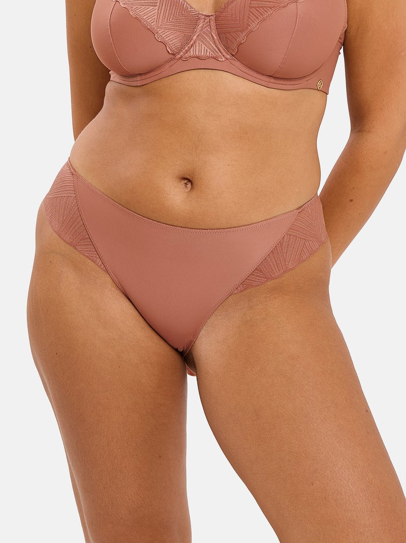 Slip Daily Softness Sans Complexe Marron noisette - Kiabi