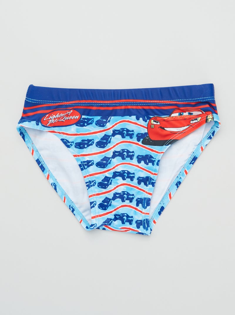 Slip de bain 'Cars' Bleu - Kiabi