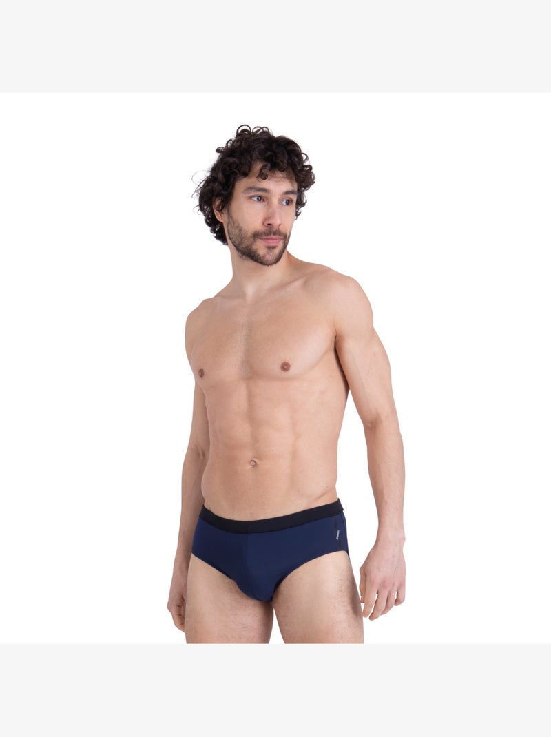 Slip de bain homme sport construction athena Bleu Noir - Kiabi