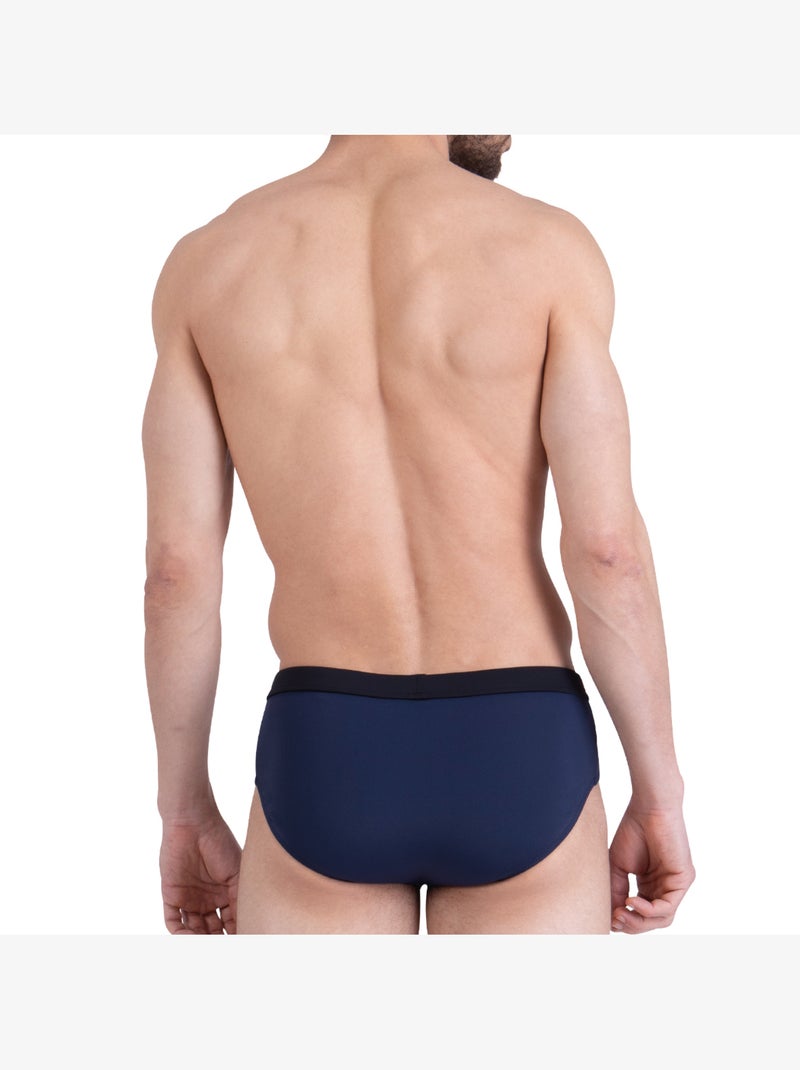 Slip de bain homme sport construction athena Bleu Noir - Kiabi