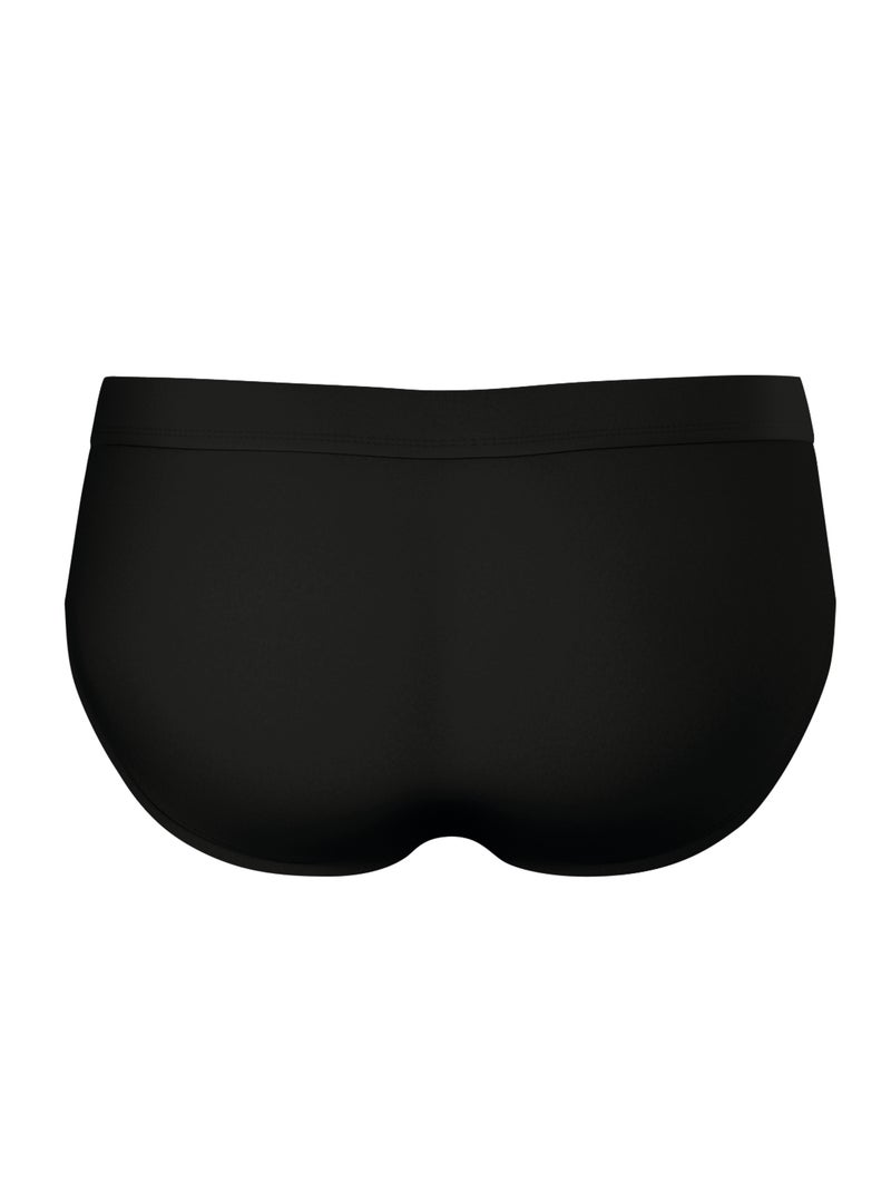 Slip de bain homme Uni Surf Club Athena Noir Blanc - Kiabi