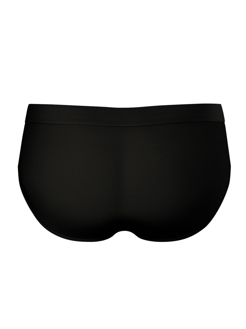 Slip de bain homme Uni Traveler Athena Blanc Noir - Kiabi
