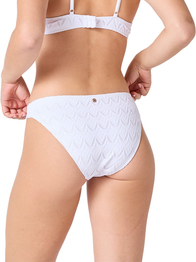 Slip de bain MACRAME - Brigitte Bardot Bain Blanc - Kiabi