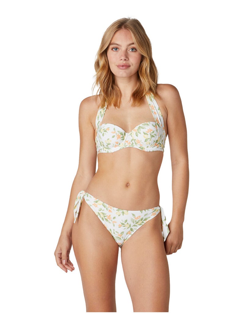 Slip de bain MENTON - Brigitte Bardot Bain Blanc - Kiabi