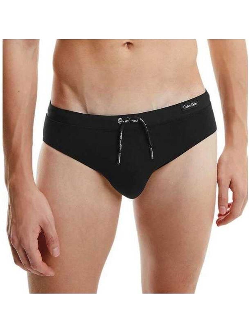 Slip de bain motif/style logo - calvin klein Noir - Kiabi