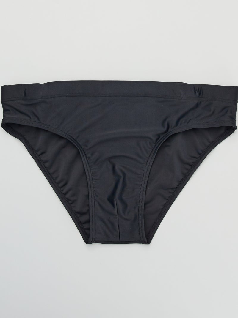 Slip de bain noir - Kiabi