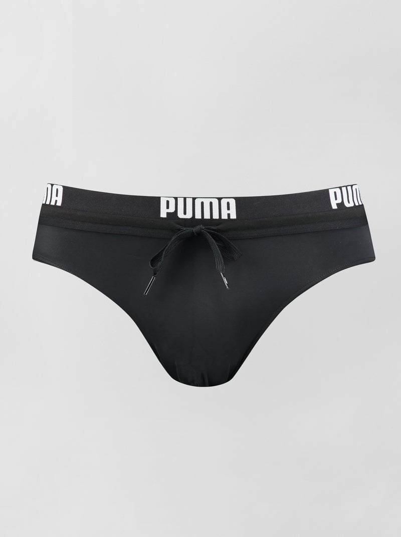 Slip de bain 'Puma' noir - Kiabi