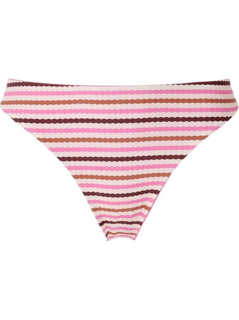 Slip de bain réversible VOYAGEUSE - Brigitte Bardot Bain Rose - Kiabi