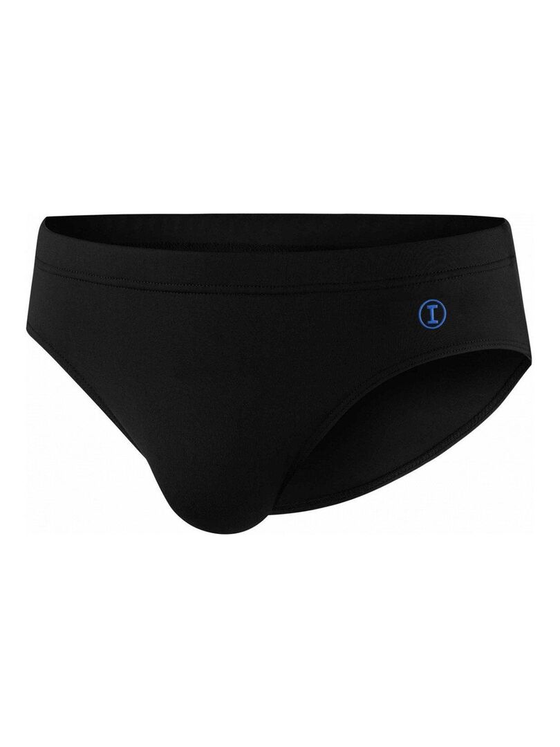 Slip de bain uni Mauritius Noir - Kiabi