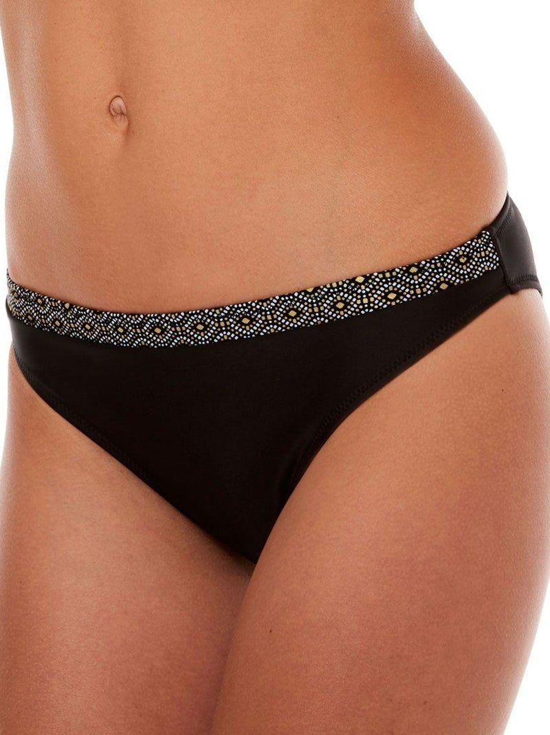 Slip de bain VILLA - Brigitte Bardot Bain Noir - Kiabi