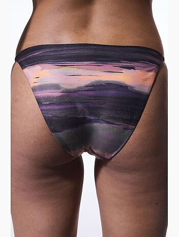 Slip de bikini nixie à bandes latérales et boucle penti