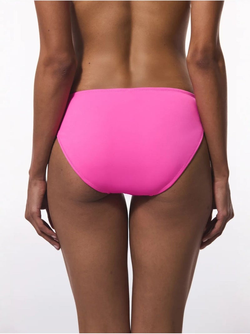 Slip de bikini penti Rose fluo/Solinotes - Kiabi