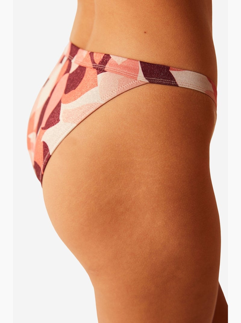 Slip de bikini sparkle super penti Blanc Rose - Kiabi