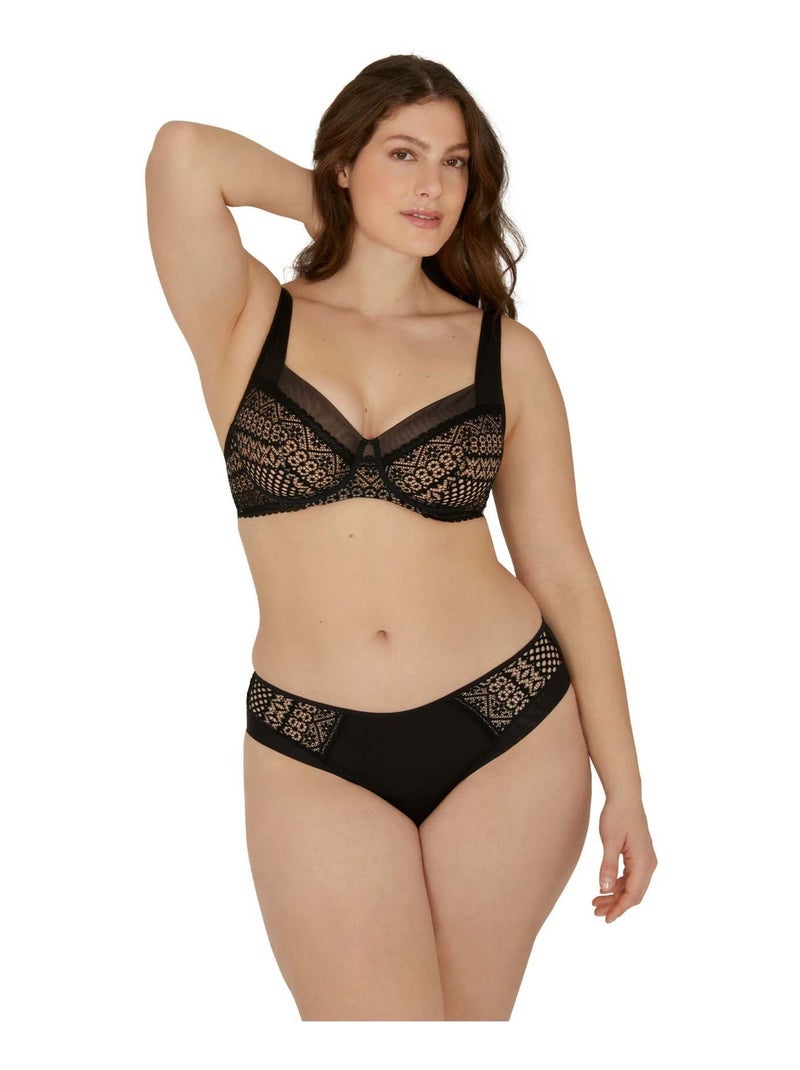 Slip DÉESSE Noir - Kiabi