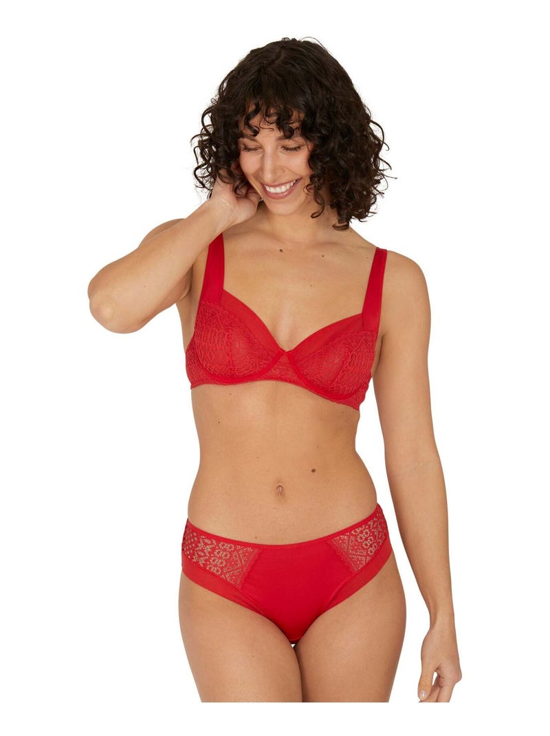 Slip DÉESSE Rouge cachemire - Kiabi