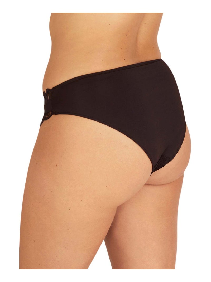 Slip DENTELLE AUDACIEUSE Noir - Kiabi