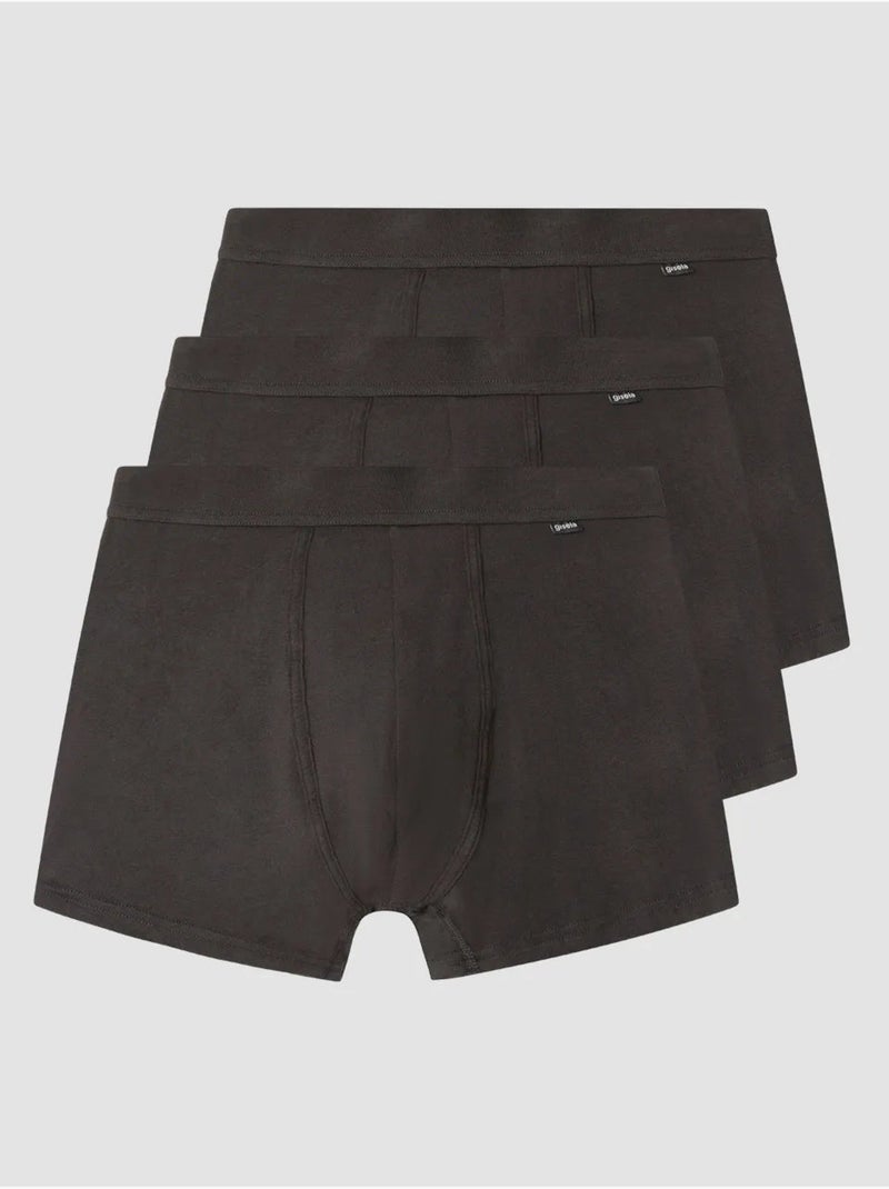 Slip d'homme en tissu Noir - Kiabi