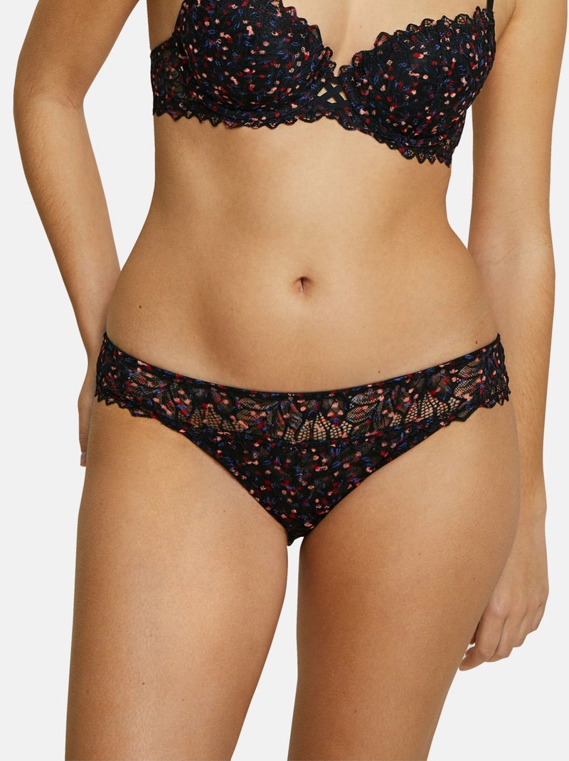 Slip Divine Pop Billet Doux Noir - Kiabi